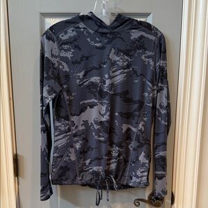 Mountain Hardwear Gray Camouflage Hoodie